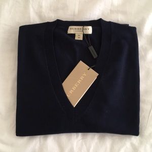 Burberry London V neck sweater